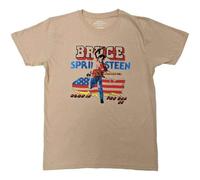Rock Off Officially Licensed Products Bruce Springsteen T Shirt Born in The USA 85 Nuevo Oficial Unisex Arena, Beige, M