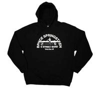 Rock Off Officially Licensed Products Bruce Springsteen Tour 2023 Leaning Car - Sudadera con Capucha, Negro, L