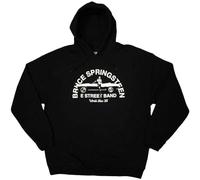 Rock Off officially licensed products Bruce Springsteen Tour 2023 Leaning Car - Sudadera con capucha, Negro, XL