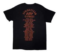 Rock Off officially licensed products Bruce Springsteen Tour 24 E-Street Photo T Shirt, Negro , XXL