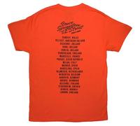 Rock Off officially licensed products Bruce Springsteen Tour '24 River Font - Camiseta para hombre, color naranja, Naranja, X-Large