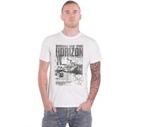 Rock Off officially licensed products Camiseta Bring Me The Horizon Therapy, Blanco, X-Large