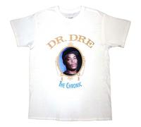 Rock Off officially licensed products Camiseta con logotipo de Dr. Dre The Chronic, blanco, XXL