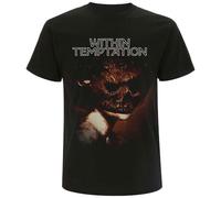 Rock Off officially licensed products Camiseta individual Within Temptation Bleed Out, Negro -, Small
