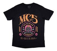 Rock Off officially licensed products Camiseta MC5 Kick Out The Jams 1969, Negro, M
