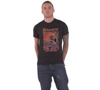 Rock Off officially licensed products Camiseta Megadeth Peace Sells Album, Negro, S