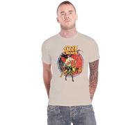 Rock Off officially licensed products Camiseta Ozzy Osbourne The Ultimate Sin Tour 86, Natural, Large
