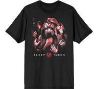 Rock Off officially licensed products Camiseta Sleep Token Grabbing Hands, NEGRO, M