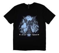 Rock Off Officially Licensed Products Camiseta Sleep Token Take Me Back to Eden Smoke, Negro, L