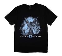 Rock Off officially licensed products Camiseta Sleep Token Take Me Back to Eden Smoke, Negro, XL