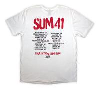 Rock Off officially licensed products Camiseta Sum 41 Tour 24 Spray Paint, blanco, XXL