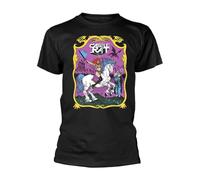 Rock Off officially licensed products Castle Rat Unicorn Rider Oficial Camiseta para Hombre (Medium)