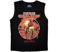 Rock Off officially Licensed Products Chris Stapleton White Horse - Camiseta sin mangas, Negro, S