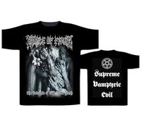 Rock Off officially licensed products Cradle of Filth Supreme Vampiric Evil Oficial Camiseta para Hombre (X-Large)