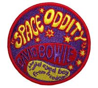 Rock Off officially licensed products David Bowie Space Oddity - Parche tejido, tamaño, azul, Accessory Size