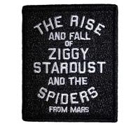 Rock Off officially licensed products David Bowie The Rise and Fall Woven Patch Accessory Size