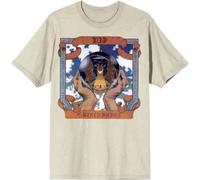 Rock Off officially licensed products Dio Sacred Heart Band Logo T Shirt, natural, M