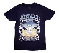 Rock Off Officially Licensed Products Fleetwood Mac Dreams - Camiseta (Talla M), Color Azul Marino