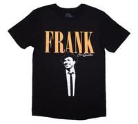 Rock Off officially licensed products Frank Sinatra Frank - Camiseta, Negro -, X-Large