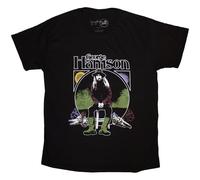 Rock Off officially licensed products George Harrison Sun and Moon T Shirt, Negro, L