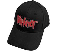 Rock Off officially licensed products Gorra de bisbol con logotipo de Slipknot con texto, Negro , Talla nica