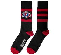 Rock Off officially licensed products Grateful Dead Steal Your Face - Calcetines tobilleros con logotipo (talla 36-48), Negro -, UK Size 6-11