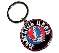 Rock Off officially licensed products Llavero con logotipo de Grateful Dead Steal Your Face, talla única, Negro -, talla única