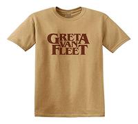 Rock Off officially licensed products Greta Van Fleet Logo Oficial Camiseta para Hombre (Medium)