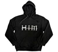Rock Off officially licensed products Him Heartagram Band Logo Jersey Sudadera con Capucha, Negro, L