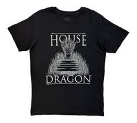 Rock Off officially licensed products House of The Dragon Iron Throne Oficial Camiseta para Hombre (Large)