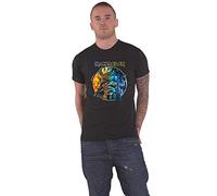 Rock Off officially licensed products Iron Maiden Camiseta The Future Past Tour 23 Circle Art Nuevo Oficial Unisex Size L, Negro, L