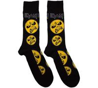 Rock Off officially licensed products Iron Maiden Piece Of Mind - Calcetines tobilleros (talla 36-48), Negro -, UK Size 7-11
