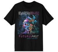 Rock Off officially licensed products Iron Maiden 'The Future Past World Tour '24' (Negro) T-Shirt (Pequeño)