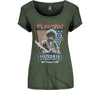 Rock Off Officially Licensed Products Jimi Hendrix Electric Ladyland Scoop Camiseta Mujer (Pack de 1)