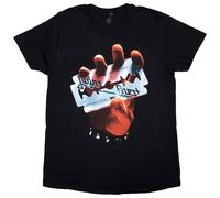 Rock Off officially licensed products Judas Priest British Steel - Camiseta para mujer, Negro, L