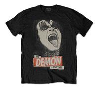 Rock Off Officially Licensed Products Kiss The Demon Rock God Camiseta Hombre (Pack de 1)