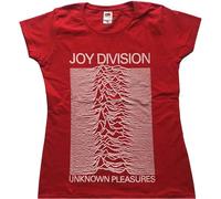 Rock Off officially licensed products Ladies Joy Division Unknown Pleasures Oficial Camiseta Mujeres señoras (X-Large)