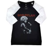 Rock Off officially licensed products Ladies Longsleeve Bob Dylan Soundcheck Oficial Camiseta Mujeres señoras (XX-Large)