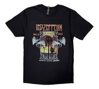 Rock Off officially licensed products Led Zeppelin Inglewood Hombre Camiseta Negro XL 100% algodón Regular