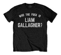 Rock Off officially licensed products Liam Gallagher Who The F Oficial Camiseta para Hombre (X-Large)