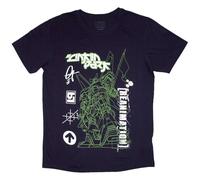 Rock Off officially licensed products Linkin Park Reanimation Robot Sketch T Shirt, Navy, L