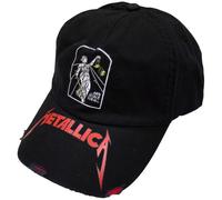 Rock Off Officially Licensed Products Metallica and Justice for All Tombstone - Gorra Ajustable, Color Negro, Negro -, Talla única