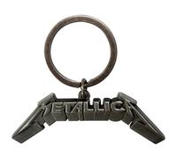 Rock Off officially licensed products Metallica - Llavero con logotipo de banda 3D, talla única, plateado, talla única
