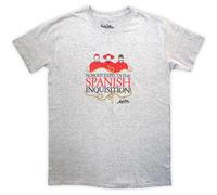 Rock Off officially licensed products Monty Python - Camiseta de la Inquisición Española, gris, S