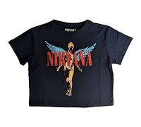 Rock Off officially licensed products Nirvana Angelic Junior - Camiseta Grande Color Azul Marino