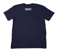 Rock Off Camiseta Oasis Maine Road Event – Producto oficial con logotipo Azul marino XL