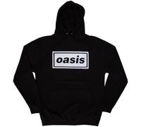 Rock Off officially licensed products Oasis Decca - Sudadera con capucha y logotipo, Negro, M