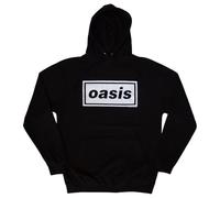 Rock Off officially licensed products Oasis Decca - Sudadera con capucha y logotipo, Negro, M