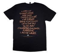 Rock Off officially licensed products Oasis Definitely Maybe AAA Setlist T Shirt, Negro , XXL