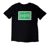 Rock Off officially licensed products Oasis Maine Road Football Pitch - Camiseta, Negro, M